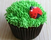 Ladybug Edible Sugar Decorations for Cupcake and Cake Decorating (24) Il_170x135