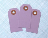 Little Purple Shipping Tags (25)