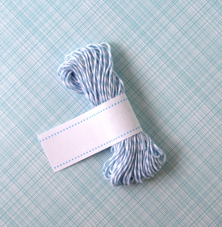 Shore Blue Bakers Twine - Blue and White Striped Twine (15 yards) Il_170x135