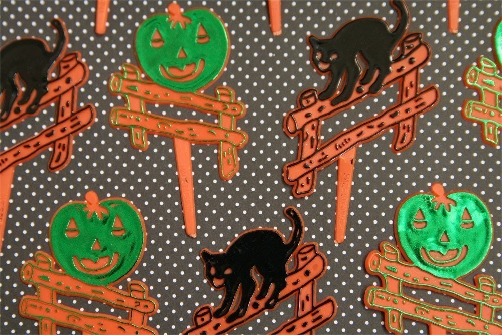 12 Cat and Pumpkin Picks Il_570xn
