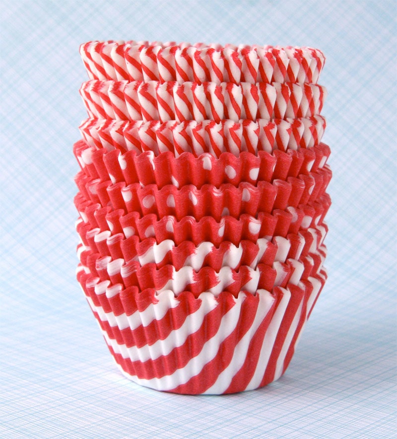 Red Mix Cupcake Liners - set 3 (60) Il_570xn