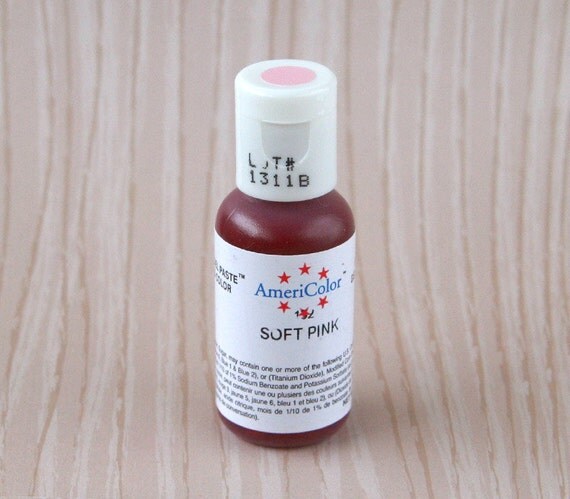 Soft Pink Americolor Food Coloring for Frosting, Cookies, Fondant, Icing Il_570xn
