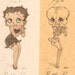 Betty Boop Skeleton Print 8x10