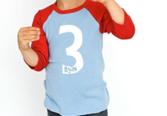 Birthday Age Number Shirt Personalized Il_570xn