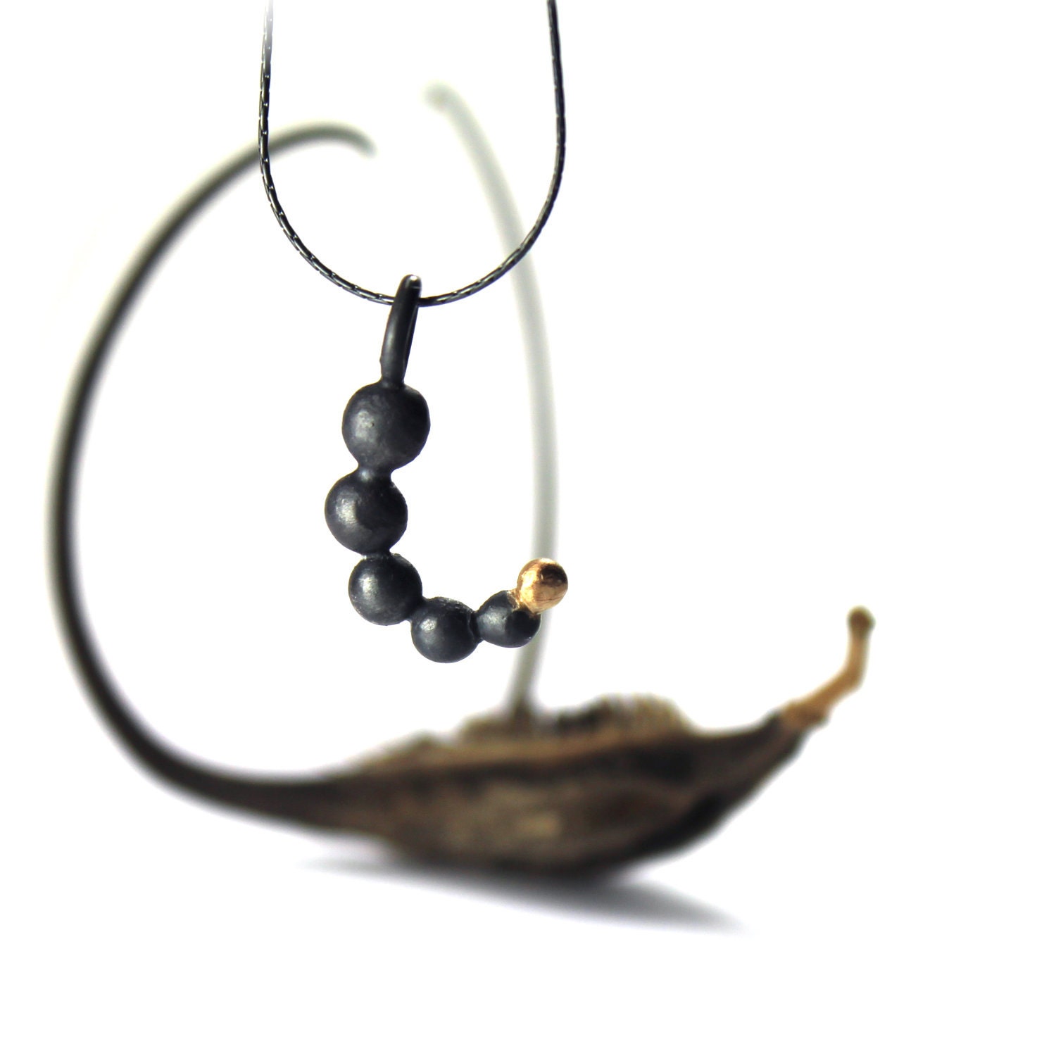 Silver Gold Scorpion Tail Necklace - Scorpio