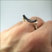 Modern Sterling Silver Zodiac Sign Ring - Taurus
