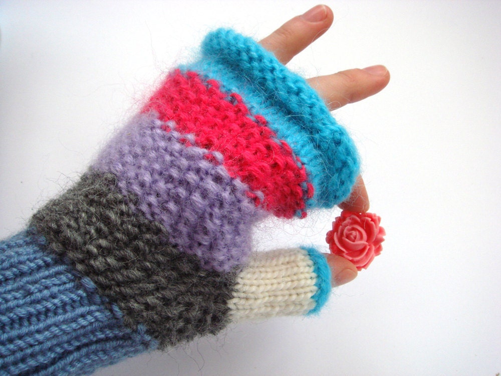 Cute fingerless mittens, fingerless mittens, women fingerless mittens