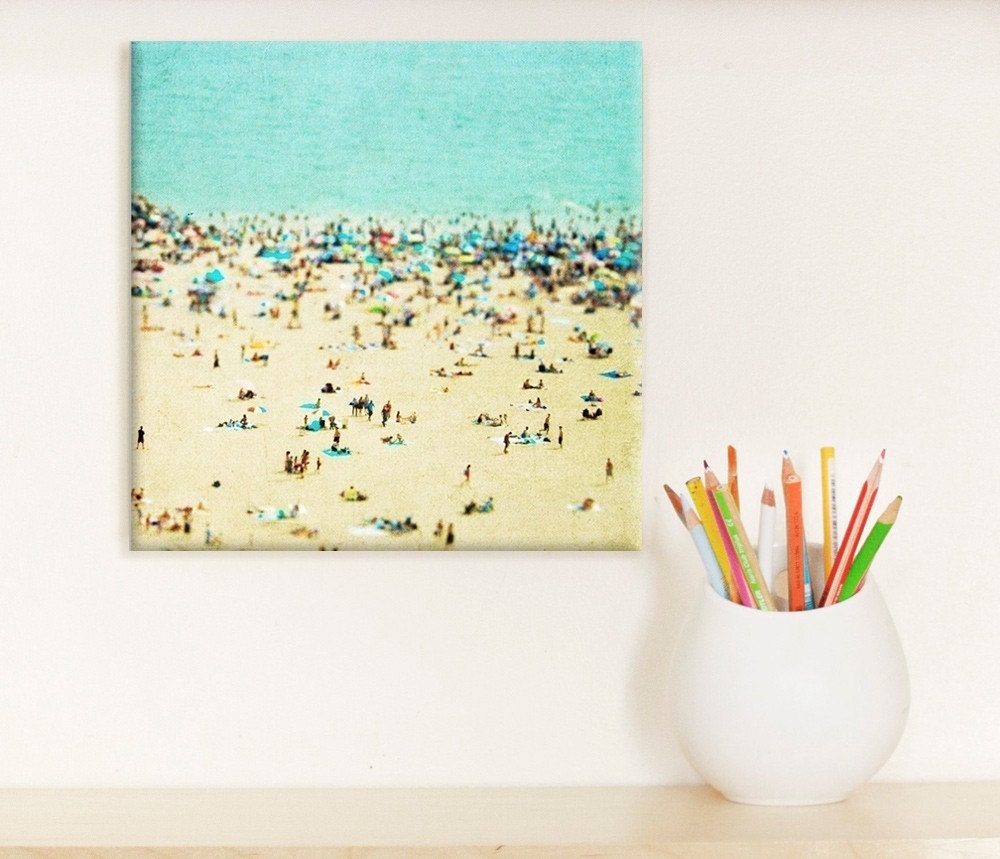 Canvas Print - Coney Island Beach 40x40