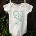 ORGANIC Peace Birds Baby Onesie
