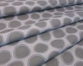 Fly Away Large Grey Polka Dots by Amy Schimler in Sunset 100% Cotton Fabric - 1/2 YD - FabricFascination