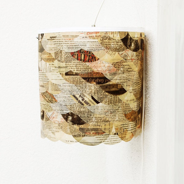 old books lamp