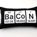 Bacon Pillow, Geeky Periodic Table Gift, Science Chemistry