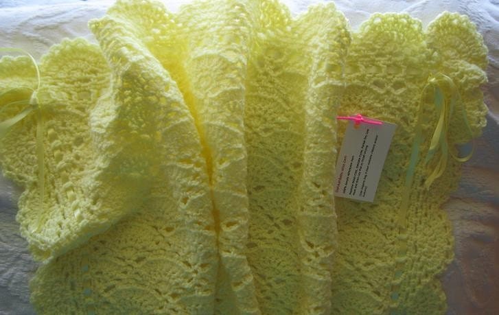 Yellow Fans Afghan
