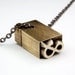 Ampersand Letterpress Necklace - Brass Letterpress Necklace - Personalized - Other Letters Available