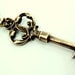 Skeleton Key Necklace Pendant Ornate Bronze Victorian - Gwen Delicious Jewelry Design