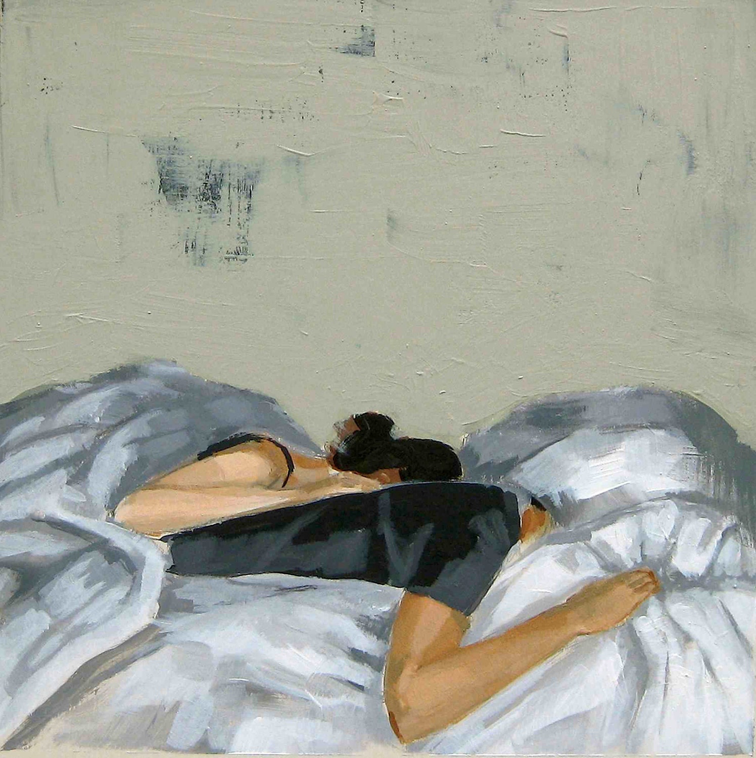Sweet Dreams . giclee art print of acrylic painting
