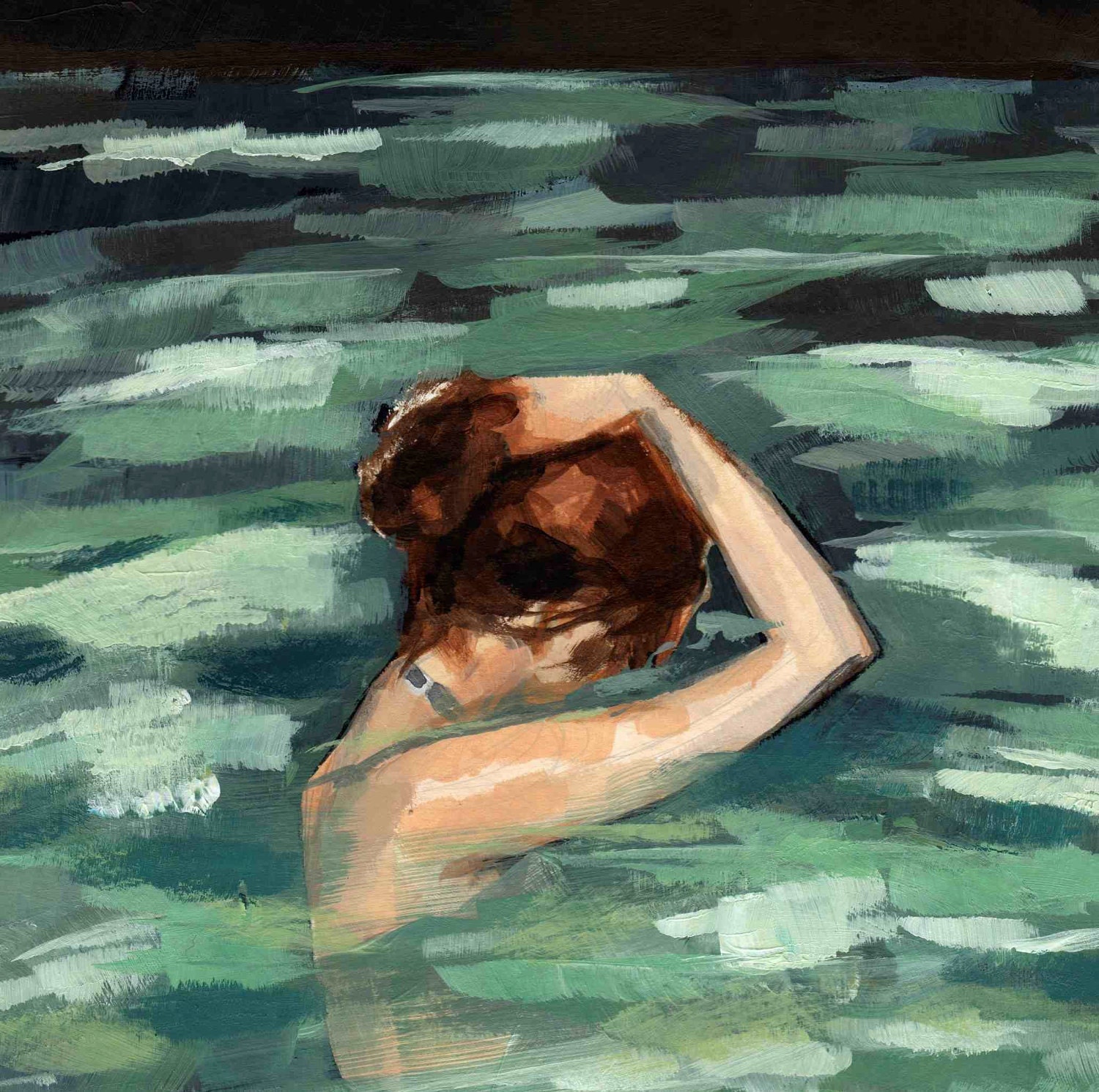 My Home is the Sea . giclee art print of original painting