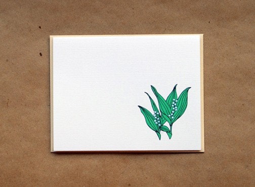 Lily of the Valley Stationery