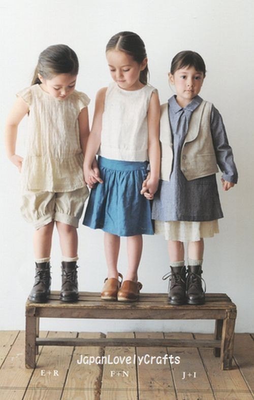 Lovely & Girly Girls Clothes by Akiko Mano - Japanese Sewing Pattern Book for Girl - B515