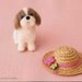 Felt Dog - Japanese Craft Book for Needle Wool Felt - Lovely dogs - Saori Yamazaki - B780