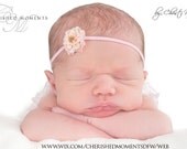 Multi Toned Pink Flower Blossom Baby Band