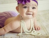 Purple Passion CHIFFON Flower Headband