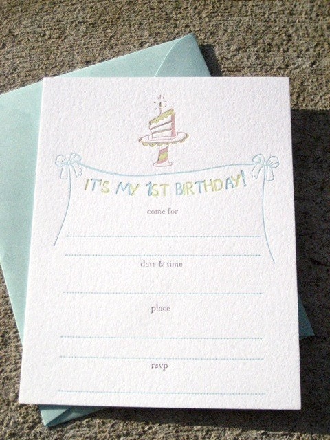 SALE My 1st Birthday-QTY//8
