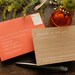 Letterpress Wedding Invitation - SAMPLE - Rustic Modern Eco-chic, Simple and Playful