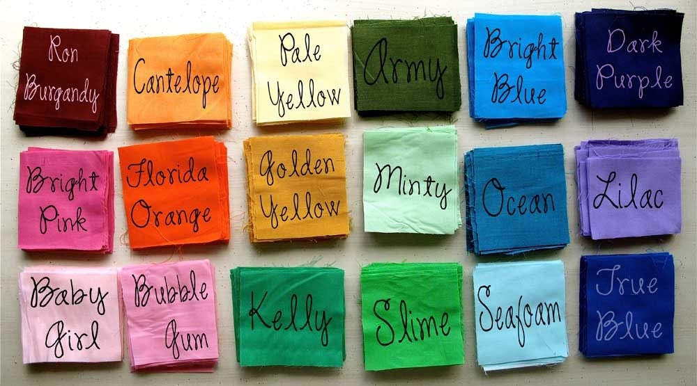 Custom Fabric flower Garland - 10 fabric flowers