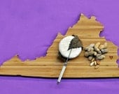 AHeirloom's Virginia State Shaped Cutting Board