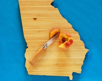 AHeirloom's Georgia State Shaped Cutting Board