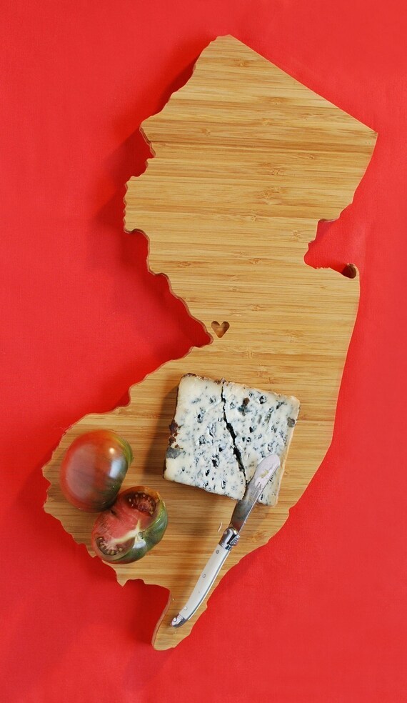 CUSTOM LISTING 'mini' New Jersey State Cutting Board for lisabormanriggs