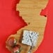 CUSTOM LISTING 'mini' New Jersey State Cutting Board for lisabormanriggs