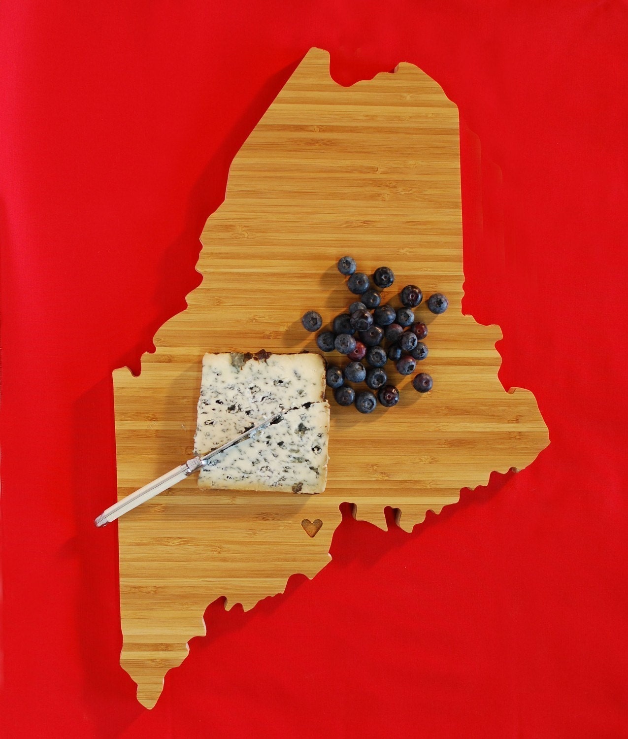 AHeirloom's Maine State Shaped Cutting Board