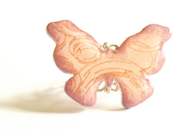Wooden Butterfly Ring - PRINCESS BUTTERFLY