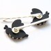 Country bobby pins - Wooden bee hair pins - SET OF 2 - Funny bees thorugh your hair
