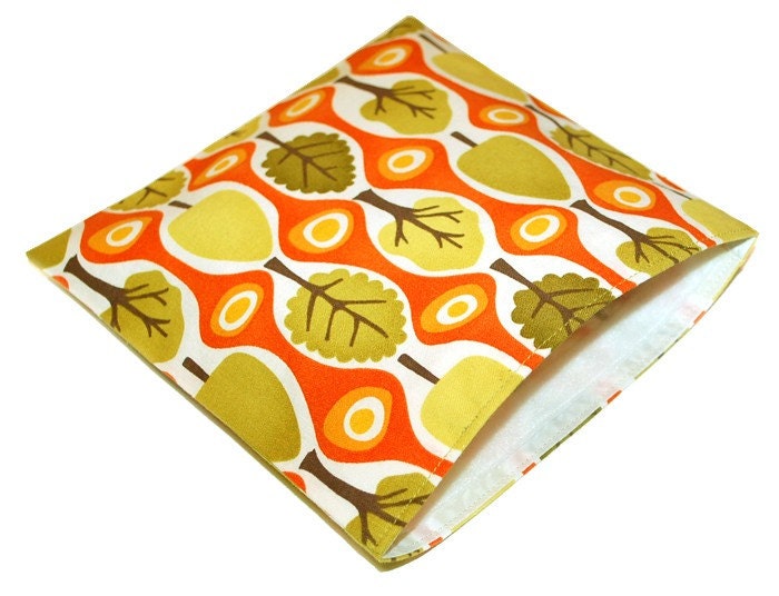 Reusable Sandwich Bag - Central Park Orange