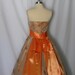 Vintage 1950's Dress -  Incredible Strapless Embroidered Grapes and Vines Full Skirt Wedding Party Frock