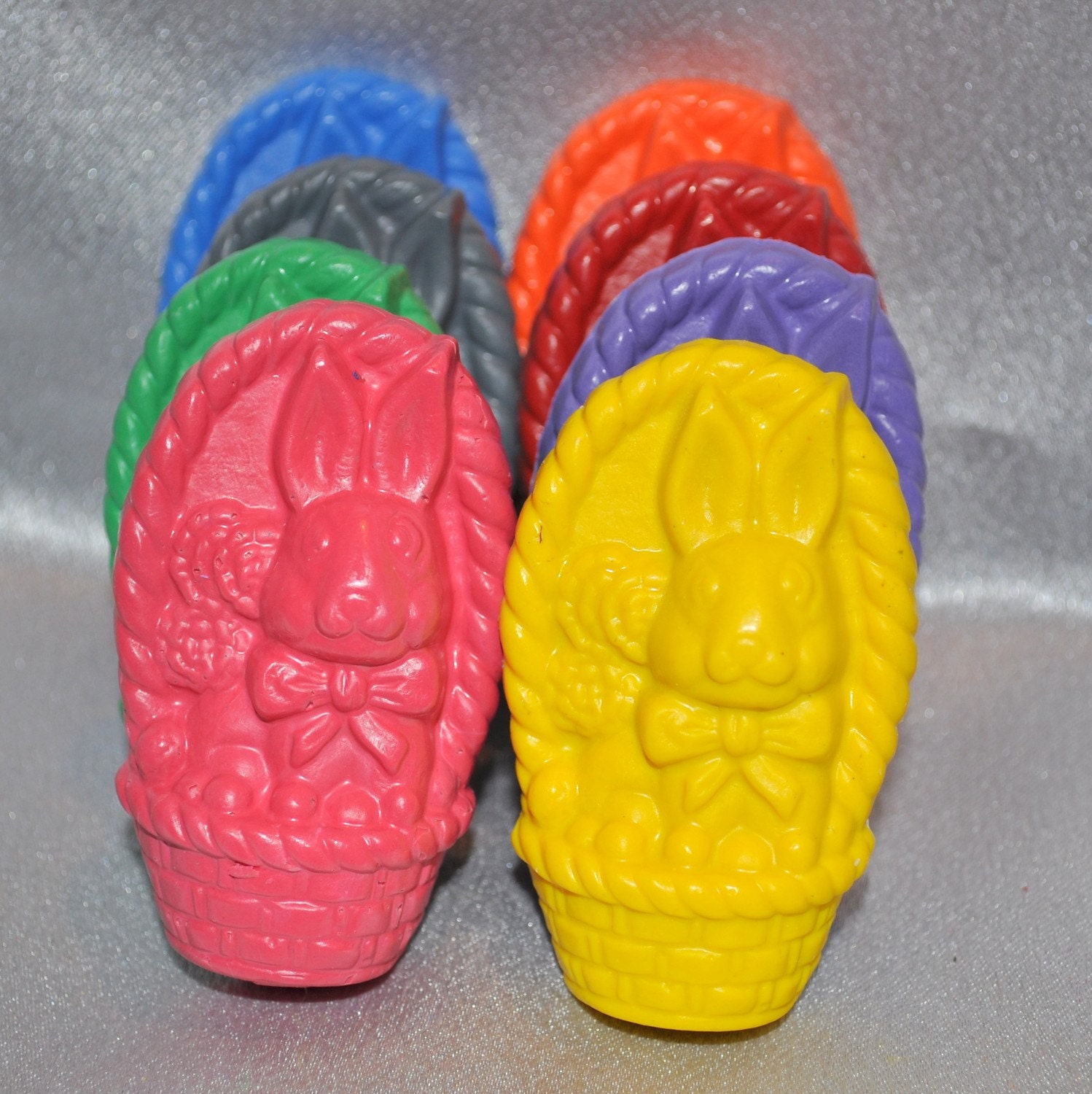Recycled Crayons Bunny in a Basket Shaped - Total of 8 Il_170x135