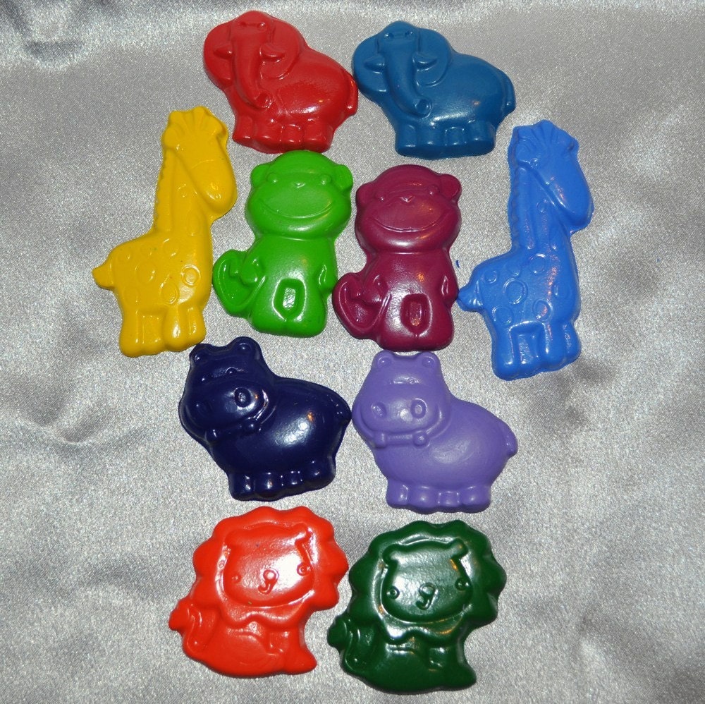 Recycled Crayons Animals Shaped Total of 20 Crayons Il_170x135