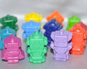 Recycled Crayons Robot Shaped Total of 25 Bags, Each Bag Will have 3 Robots, Total of 75 Crayons Il_170x135