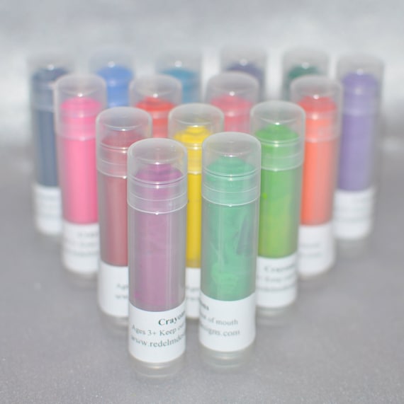 Recycled Crayons In Tubes / Total of 15 Tubes. Il_570xn
