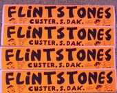 Flintstones vintage bumper sticker