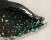 Raku Ceramic Art Crappie Decorative Fish