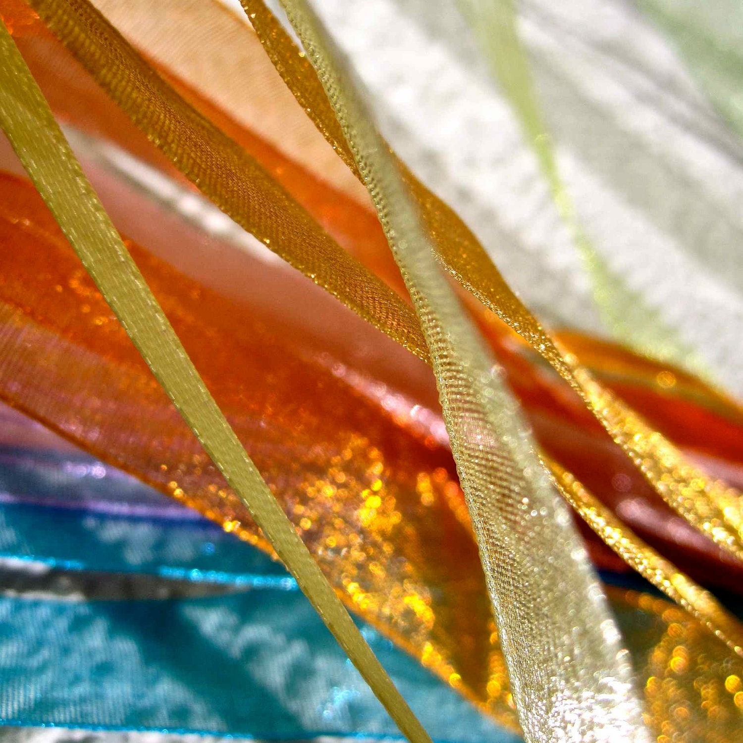 Fairy Rainbow Ribbon Wand