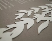 Papercut Ketubah - Weeping Willow
