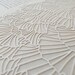 Papercut Ketubah - Ruffles (on bookcloth paper)