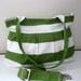 Sale % 10 off-Green Bag-Pleated Bag-Large-Double Straps and Adjustable to Straps-6 Large Pockets-Zipper Clouse