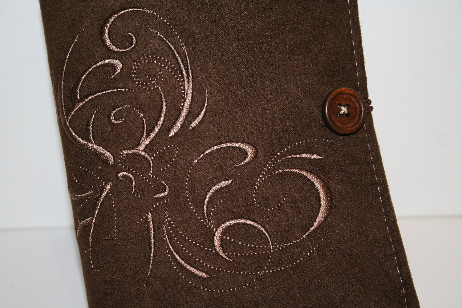 Embroidered Deer Book Cover