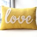 Yellow Love PIllow - Home and Living / Decor and Housewares